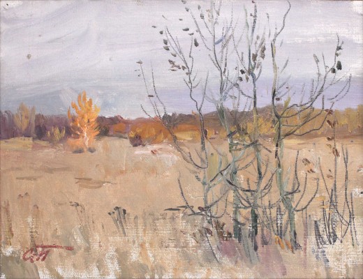 Пластов Аркадий Александрович. В октябре